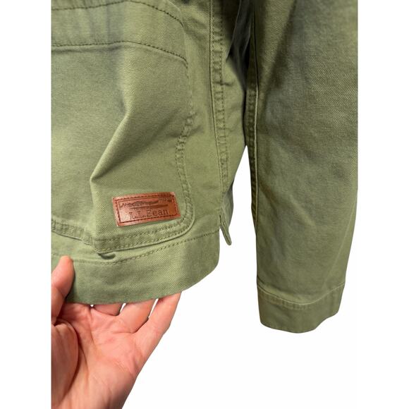 L.L. Bean Chore Jacket Heritage-Inspired Flannel Lined Canvas Jacket - Picture 6 of 9